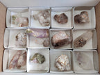 Natural Smokey and Amethyst Brandberg Quartz Crystals and Clusters x 20 From Brandberg, Namibia