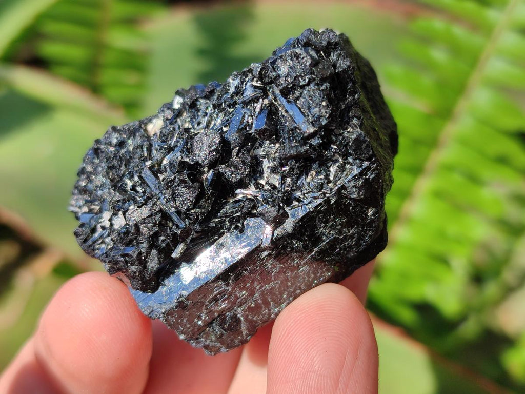 Natural Schorl Black Tourmaline Specimens x 12 From Erongo, Namibia