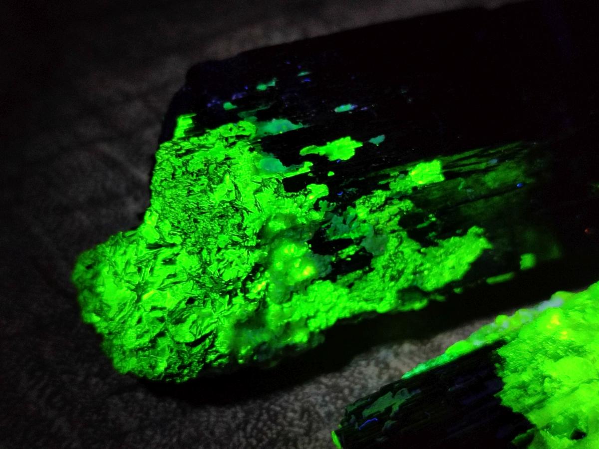 Natural Schorl Black Tourmaline Specimens x 12 From Erongo, Namibia