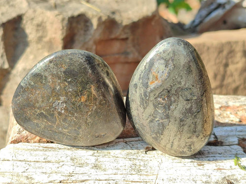 Polished Basalt Pharaoh Stone Free Forms x 7 From Iron Duke Mine, Zimbabwe