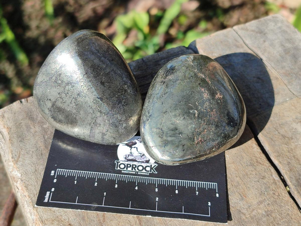 Polished Basalt Pharaoh Stone Free Forms x 7 From Iron Duke Mine, Zimbabwe