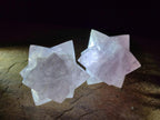 Hand Made Gemmy Rose Quartz Merkabahs x 5 From Madagascar