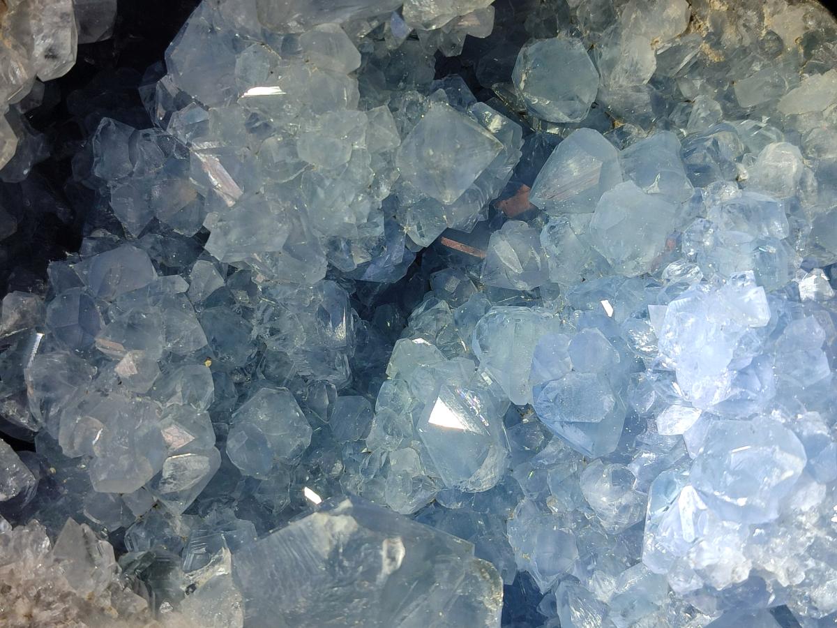 Natural XL Blue Celestite Geode Specimen x 1 From Sakoany, Madagascar