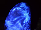 Polished Blue Spinel Spotted Quartz Standing Free Form x 1 From Madagascar - Toprock Gemstones and Minerals 