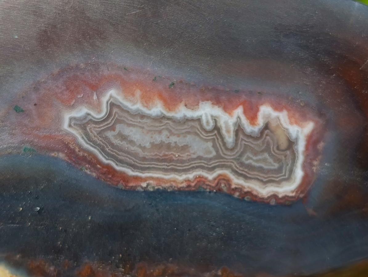 Polished Large Shashe River Agate Standing Display Piece x 1 From Shashe River, Zimbabwe