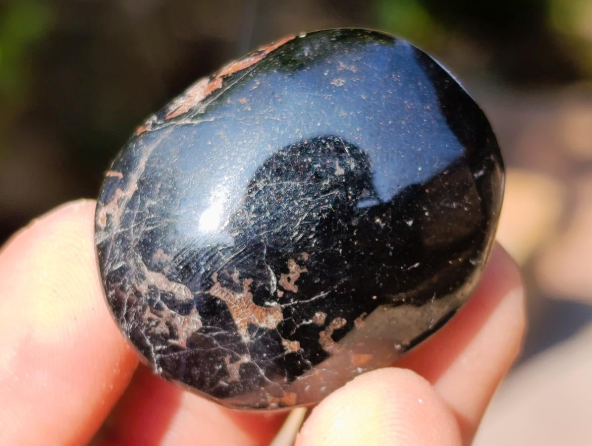 Polished Mini Black Tourmaline Jewellery Size Free Forms x 35 From Madagascar