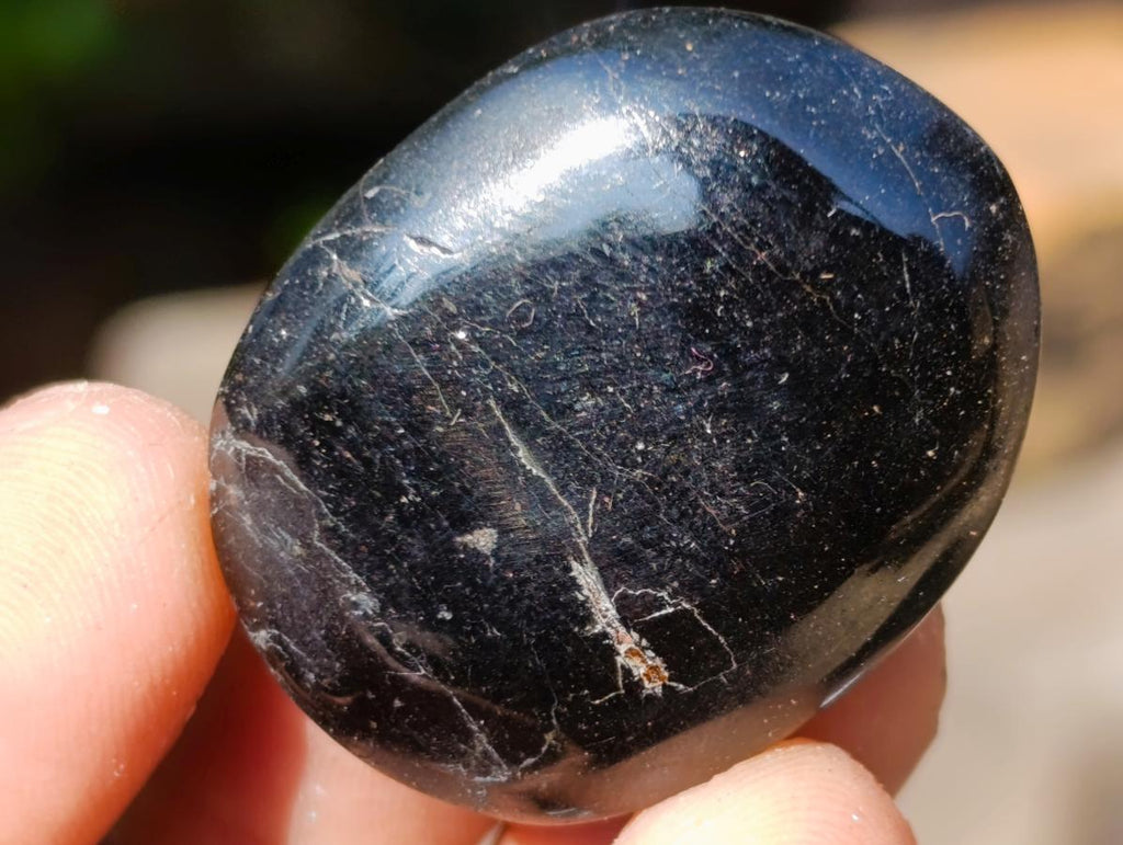 Polished Mini Black Tourmaline Jewellery Size Free Forms x 35 From Madagascar