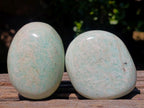 Polished Amazonite Free Forms x 14 From Zimbabwe