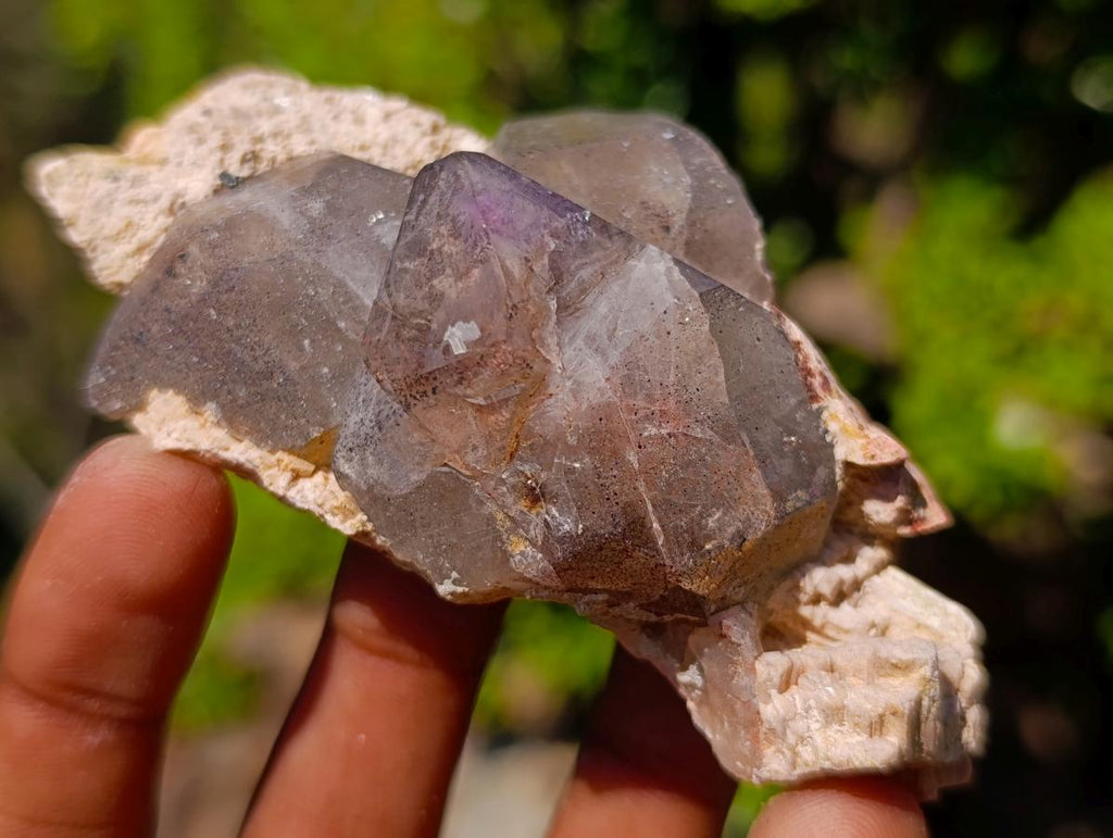 Natural Smokey Quartz Clusters with Associated Minerals x 26 From Erongo, Namibia