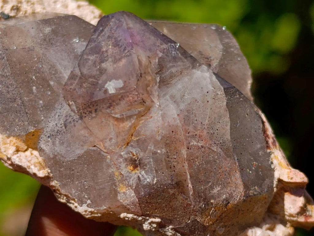 Natural Smokey Quartz Clusters with Associated Minerals x 26 From Erongo, Namibia