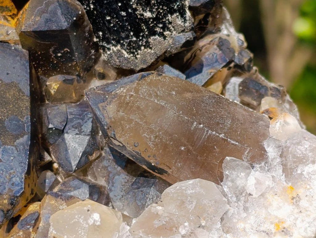 Natural Smokey Quartz Specimens with Associated Minerals x 2 From Erongo, Namibia