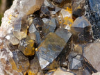 Natural Smokey Quartz Specimens with Associated Minerals x 2 From Erongo, Namibia