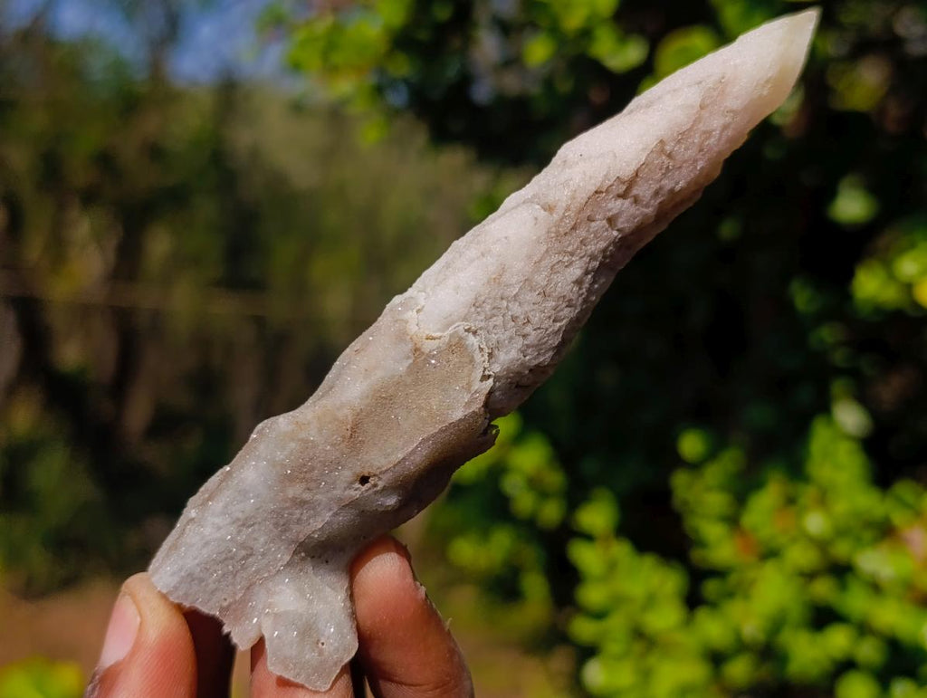 Natural Spearhead Calcite Crystal Specimens x 12 From Albert's Mountain, Lesotho