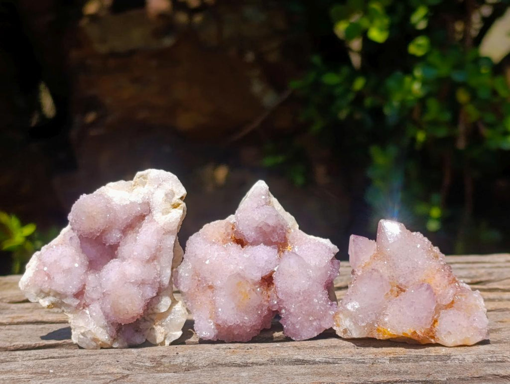 Natural Mix of Spirit Quartz Clusters x 24 From Boekenhouthoek, South Africa