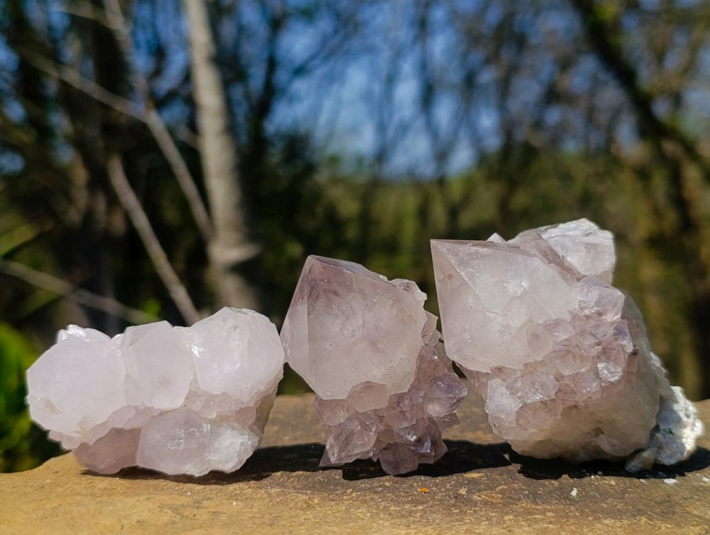 Natural Mix of Spirit Quartz Clusters x 24 From Boekenhouthoek, South Africa