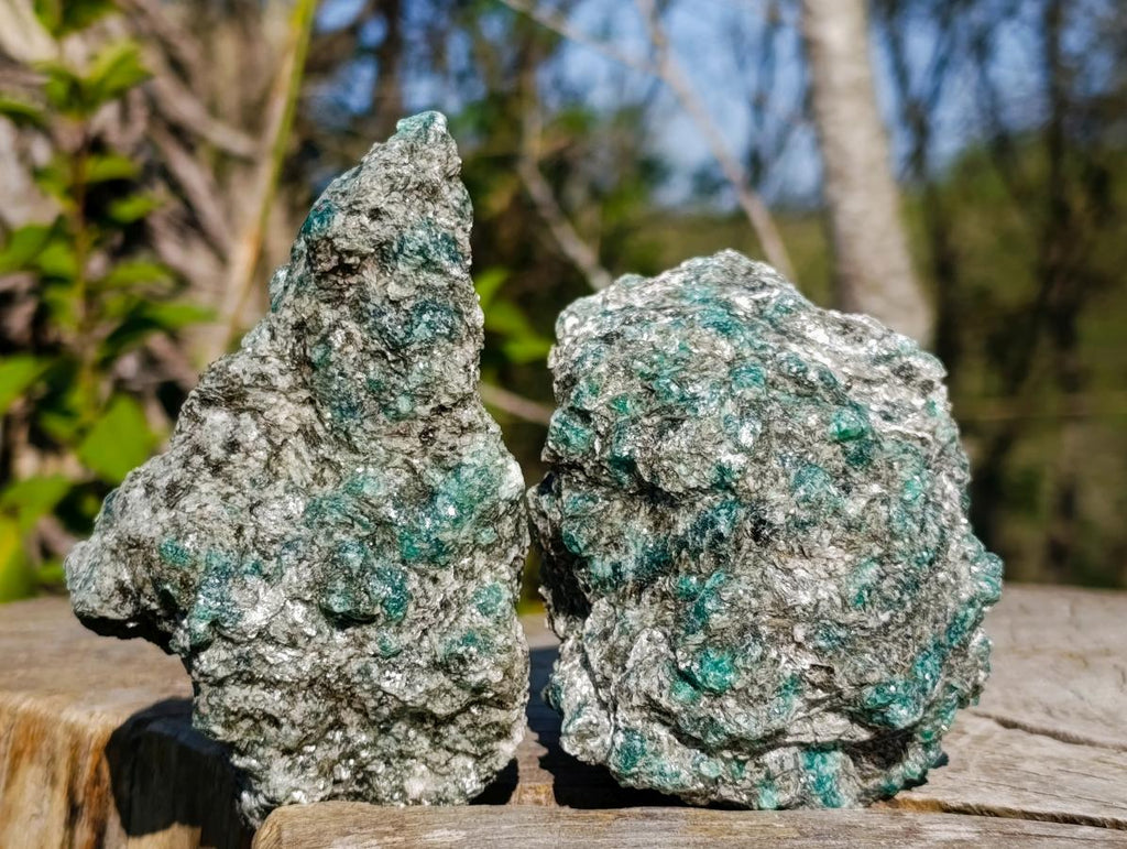 Natural Emerald Mica 'Mutokolite' Cobbed Specimens x 18 From Mutoko, Zimbabwe