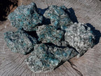 Natural Emerald Mica 'Mutokolite' Cobbed Specimens x 18 From Mutoko, Zimbabwe