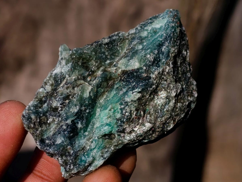 Natural Emerald Mica 'Mutokolite' Cobbed Specimens x 18 From Mutoko, Zimbabwe