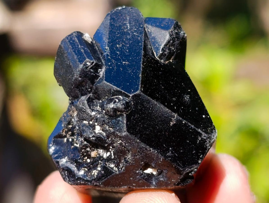 Natural Schorl Black Tourmaline Crystal and Cluster Specimens x 142 From Erongo, Namibia