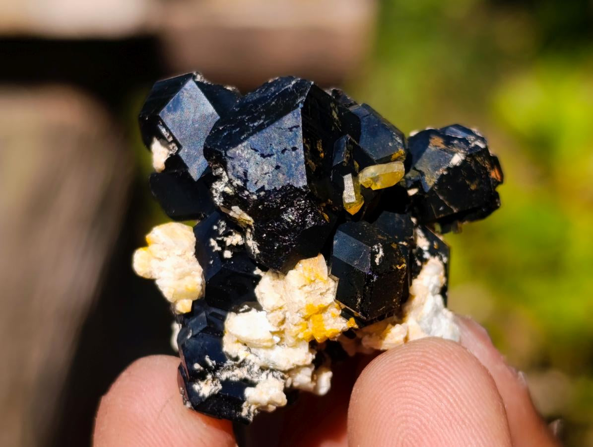 Natural Schorl Black Tourmaline Crystal and Cluster Specimens x 142 From Erongo, Namibia