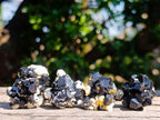 Natural Schorl Black Tourmaline Crystal and Cluster Specimens x 142 From Erongo, Namibia