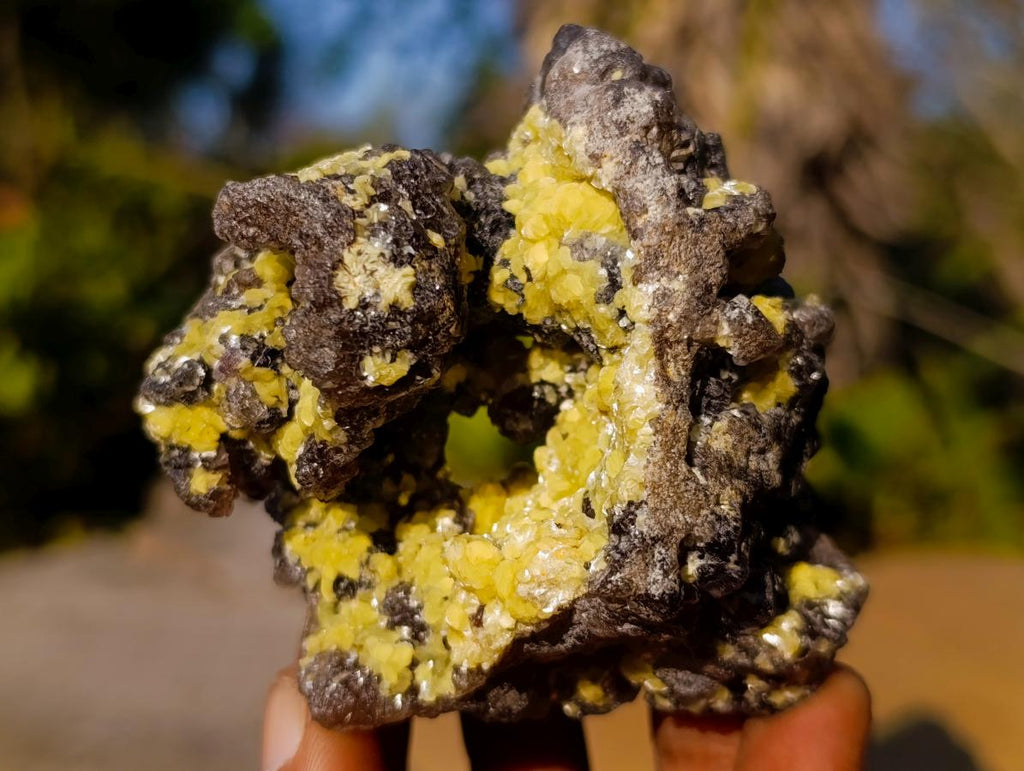 Natural Smokey Fluorite Specimens with Associated Minerals x 6 From Erongo, Namibia