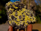 Natural Smokey Fluorite Specimens with Associated Minerals x 6 From Erongo, Namibia