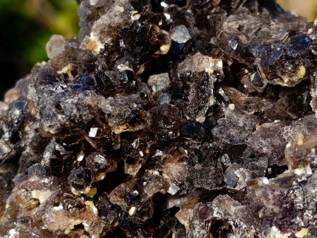 Natural Smokey Fluorite Specimens with Associated Minerals x 6 From Erongo, Namibia