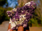 Natural Smokey Fluorite Specimens with Associated Minerals x 6 From Erongo, Namibia