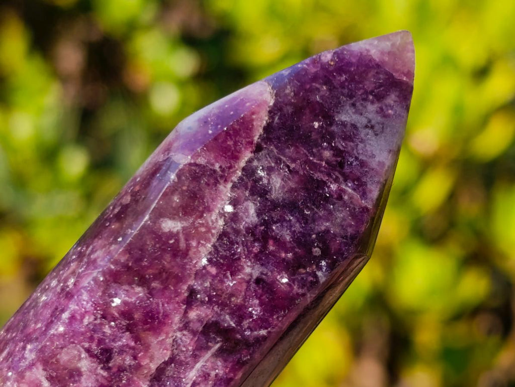 Polished Lepidolite Display Crystals x 3 From Ambatondrazaka, Madagascar