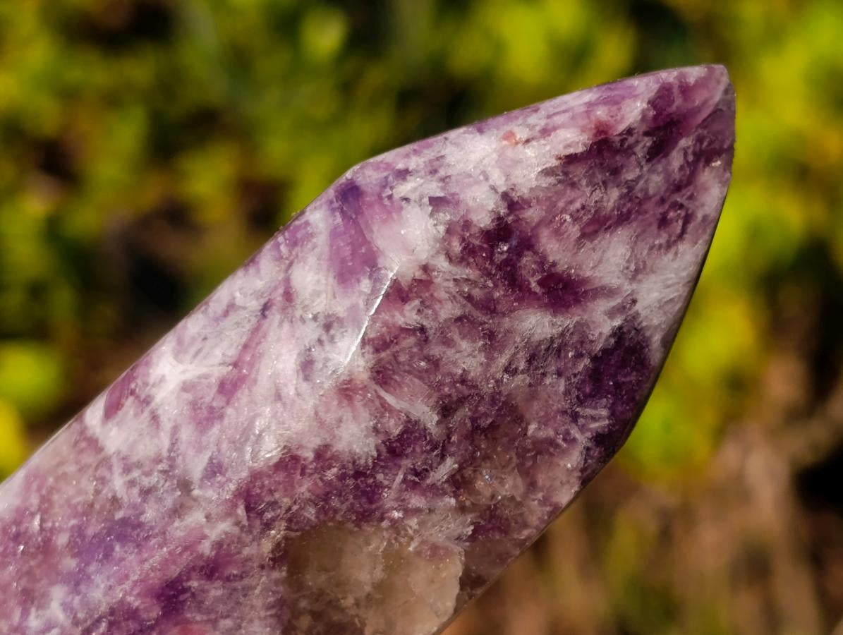 Polished Lepidolite Display Crystals x 3 From Ambatondrazaka, Madagascar