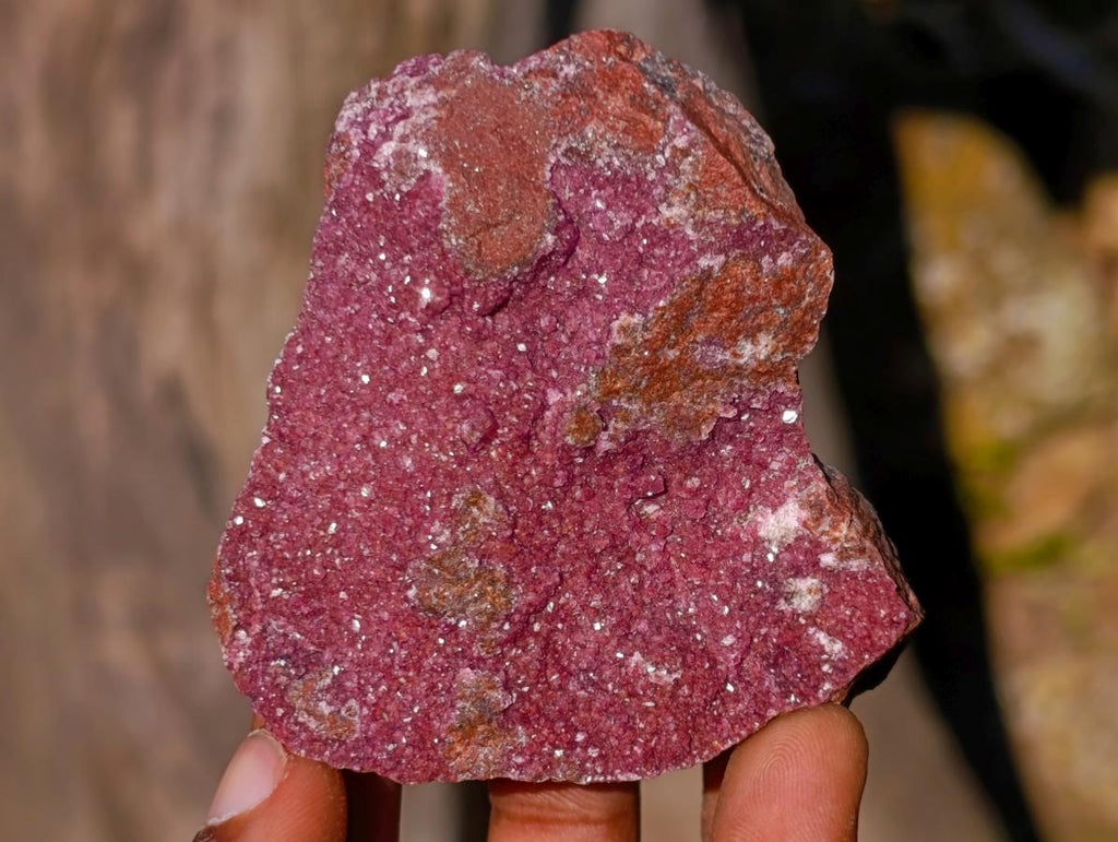 Natural Salrose Cobaltoan Dolomite Specimens x 12 From Kakanda, Congo