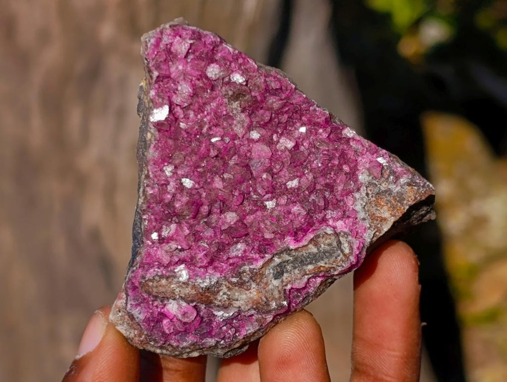 Natural Salrose Cobaltoan Dolomite Specimens x 12 From Kakanda, Congo