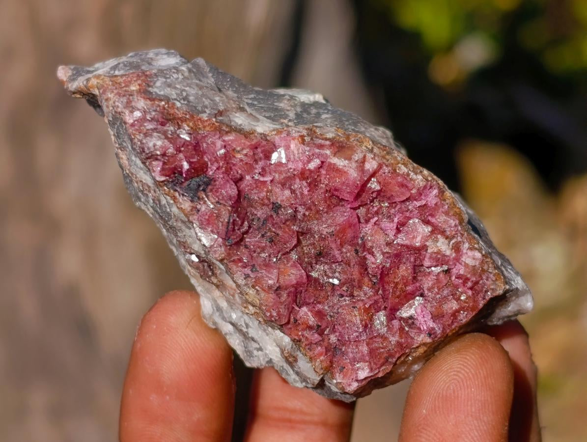 Natural Salrose Cobaltoan Dolomite Specimens x 12 From Kakanda, Congo