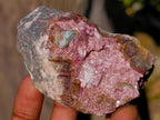 Natural Salrose Cobaltoan Dolomite Specimens x 12 From Kakanda, Congo