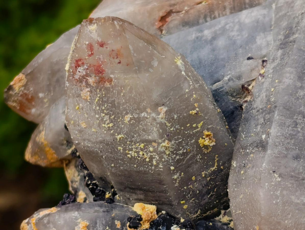 Natural Large Smokey Quartz Cluster with Associated Minerals x From Erongo, Namibia