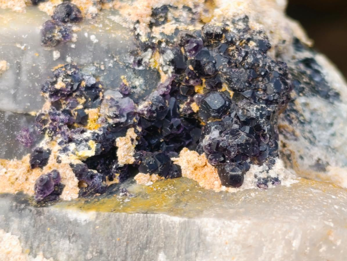 Natural Large Smokey Quartz Cluster with Associated Minerals x From Erongo, Namibia