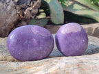 Polished Lepidolite Free Forms x 24 From Zimbabwe