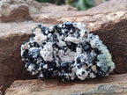 Natural Schorl Black Tourmaline Crystal and Cluster Specimens with Associated Minerals x 12 From Erongo, Namibia