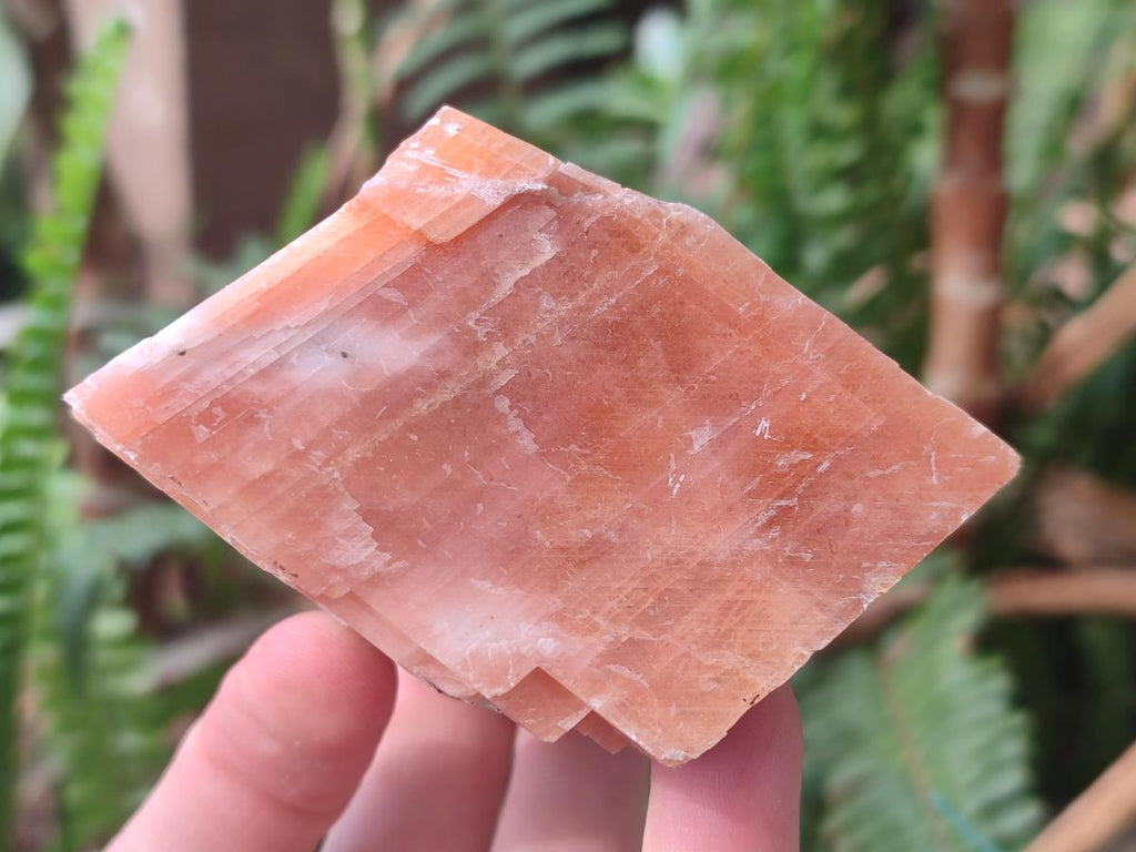 Natural Rhombohedral Sunset Orange Calcite Specimens x 6 From Spitzkop, Namibia