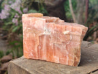 Natural Rhombohedral Sunset Orange Calcite Specimens x 6 From Spitzkop, Namibia