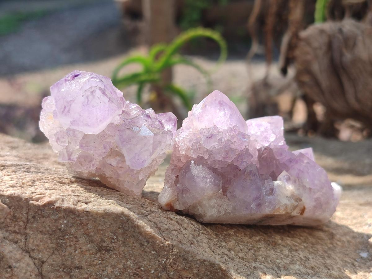 Natural Spirit Amethyst Clusters x 12 From Boekenhouthoek, South Africa