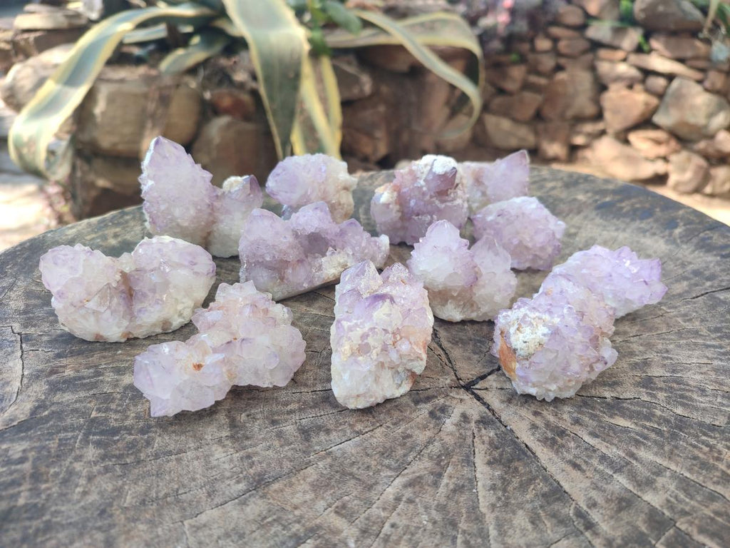 Natural Spirit Amethyst Clusters x 12 From Boekenhouthoek, South Africa