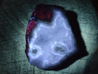 Polished One Side Blue Lace Agate Geodes x 13 From Nsanje, Malawi