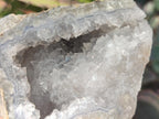 Polished One Side Blue Lace Agate Geodes x 13 From Nsanje, Malawi