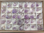 Natural Jacaranda Amethyst Single Crystals x 36 From Mumbwa, Zambia