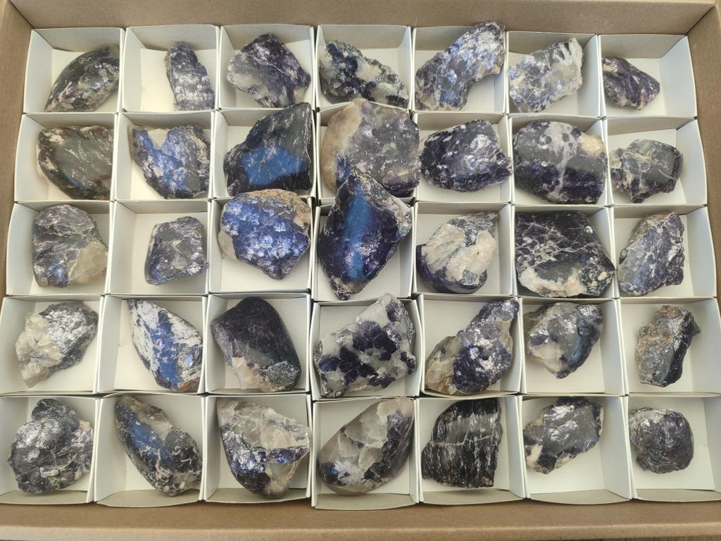 Polished One Side Lithium Silver Leaf Lepidolite x 35 From Zimbabwe
