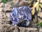 Polished One Side Lithium Silver Leaf Lepidolite x 35 From Zimbabwe
