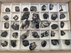 Natural Schorl Black Tourmaline Crystals and Clusters with Associated Minerals x 35 From Erongo, Namibia
