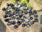 Natural Schorl Black Tourmaline Crystals and Clusters with Associated Minerals x 35 From Erongo, Namibia